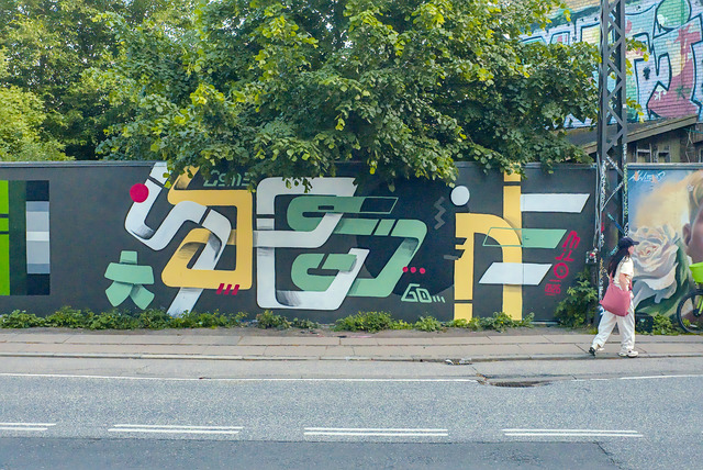 A painting spelling the letters saesone.